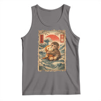 Kawaii Baby Monkey Punch Tank Top Vintage Japanese Graphic Cute Macaque Ukiyo-e