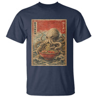 Sea Monster Eating Ramen T Shirt Vintage Graphic Japanese Lover Ukiyo-e Art