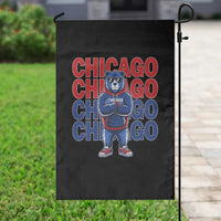 Vintage Chicago Pride Graphic Garden Flag US State Sports Fan Baseball Lover