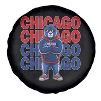 Vintage Chicago Pride Graphic Spare Tire Cover US State Sports Fan Baseball Lover