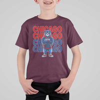 Vintage Chicago Pride Graphic T Shirt For Kid US State Sports Fan Baseball Lover