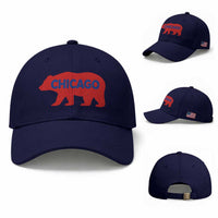 Chicago Baseball Baseball Cap Vintage Distressed Illinois City Pride Baseball Lover