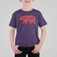 Chicago Baseball T Shirt For Kid Vintage Distressed Illinois City Pride Baseball Lover