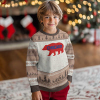 Chicago Baseball Ugly Christmas Sweater Vintage Distressed Illinois City Pride Baseball Lover