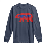 Chicago Baseball Long Sleeve Shirt Vintage Distressed Illinois City Pride Baseball Lover