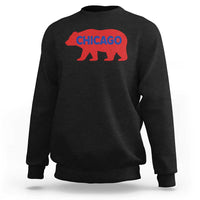 Chicago Baseball Sweatshirt Vintage Distressed Illinois City Pride Baseball Lover