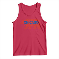 Chicago Baseball Tank Top Vintage Distressed Illinois City Pride Baseball Lover