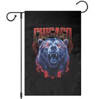 Retro Chicago Garden Flag Vintage Cub Bootleg Graphic Baseball Fans
