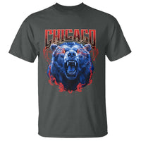 Retro Chicago T Shirt Vintage Cub Bootleg Graphic Baseball Fans