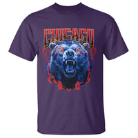 Retro Chicago T Shirt Vintage Cub Bootleg Graphic Baseball Fans
