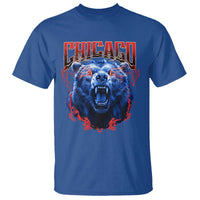 Retro Chicago T Shirt Vintage Cub Bootleg Graphic Baseball Fans