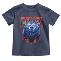 Retro Chicago Toddler T Shirt Vintage Cub Bootleg Graphic Baseball Fans