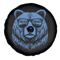Vintage Chicago Spare Tire Cover Cub With Sunglasses Baseball Fans