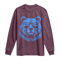 Vintage Chicago Long Sleeve Shirt Cub With Sunglasses Baseball Fans