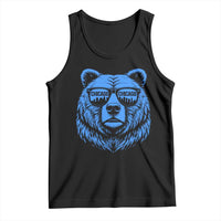 Vintage Chicago Tank Top Cub With Sunglasses Baseball Fans
