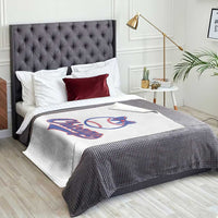 Chicago Coquette Bow Throw Blanket Cute Girls Kids Women Baseball Fans