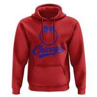 Chicago Coquette Bow Hoodie Cute Girls Kids Women Baseball Fans