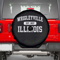 Wrigleyville Illinois Spare Tire Cover Vintage Chicago Classic Distressed Baseball Fan Gift
