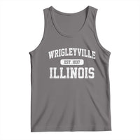 Wrigleyville Illinois Tank Top Vintage Chicago Classic Distressed Baseball Fan Gift