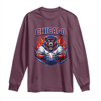 Vintage Chicago Long Sleeve Shirt Retro Baseball Fans
