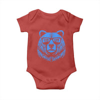 Vintage Cub Baby Onesie With Sunglasses Retro Baseball Fans