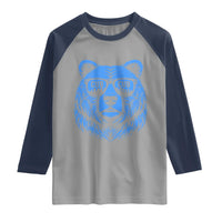Vintage Cub Raglan Shirt With Sunglasses Retro Baseball Fans