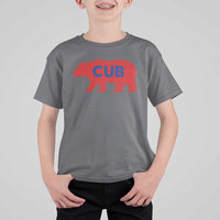 Vintage Cub T Shirt For Kid Retro Sports Bear Baseball Fans