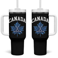 Vintage Canada Hockey Tumbler With Handle Maple Leafs