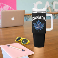 Vintage Canada Hockey Tumbler With Handle Maple Leafs