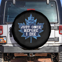 Vintage Canada Hockey Spare Tire Cover Toronto Just Once Before I Die Maple Leafs