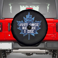 Vintage Canada Hockey Spare Tire Cover Toronto Just Once Before I Die Maple Leafs