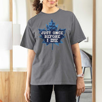 Vintage Canada Hockey T Shirt For Women Maple Leafs