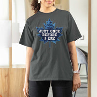Vintage Canada Hockey T Shirt For Women Maple Leafs
