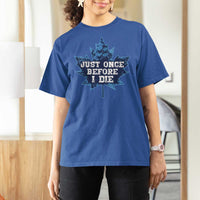 Vintage Canada Hockey T Shirt For Women Maple Leafs