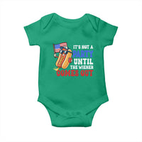 4th of July It's Not A Party Until The Wiener Comes Out Baby Onesie Funny Hot Dog Independence Day Patriotic Weenies - Wonder Print Shop
