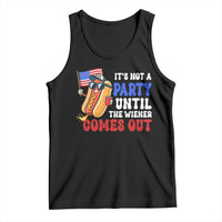 4th of July It's Not A Party Until The Wiener Comes Out Tank Top Funny Hot Dog Independence Day Patriotic Weenies - Wonder Print Shop