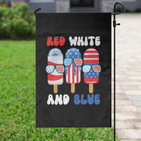 Red White Blue Popsicle 4th of July Garden Flag Patriotic USA Flag - Wonder Print Shop