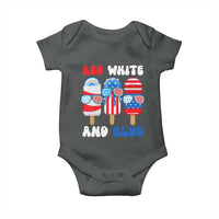 Red White Blue Popsicle 4th of July Baby Onesie Patriotic USA Flag - Wonder Print Shop