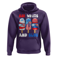 Red White Blue Popsicle 4th of July Hoodie Patriotic USA Flag - Wonder Print Shop