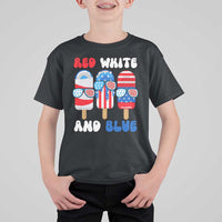 Red White Blue Popsicle 4th of July T Shirt For Kid Patriotic USA Flag - Wonder Print Shop
