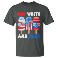 Red White Blue Popsicle 4th of July T Shirt Patriotic USA Flag - Wonder Print Shop