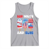 Red White Blue Popsicle 4th of July Tank Top Patriotic USA Flag - Wonder Print Shop