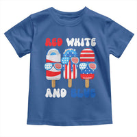 Red White Blue Popsicle 4th of July Toddler T Shirt Patriotic USA Flag - Wonder Print Shop