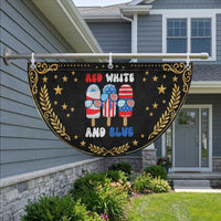 Red White Blue Popsicle 4th of July Patriotic Fan Flag USA Flag