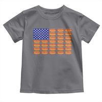 Hot Dog American Flag Toddler T Shirt Funny 4th Of July Patriotic Summer BBQ - Wonder Print Shop