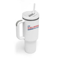 It's A Bad Day To Be A HotDog Tumbler With Handle Funny 4th Of July Patriotic Summer BBQ - Wonder Print Shop