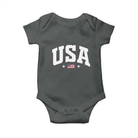 USA Baby Onesie American Flag Patriotic 4th of July - Wonder Print Shop