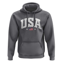 USA Hoodie American Flag Patriotic 4th of July - Wonder Print Shop