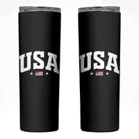 USA Skinny Tumbler American Flag Patriotic 4th of July - Wonder Print Shop