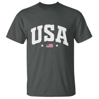 USA T Shirt American Flag Patriotic 4th of July - Wonder Print Shop